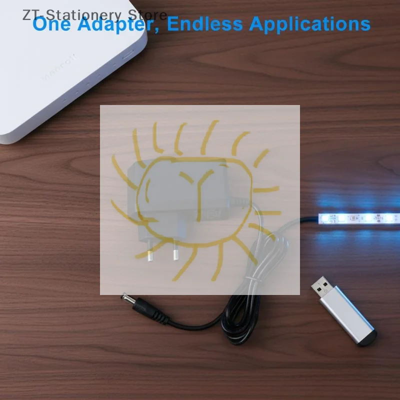 12V 1A EU Plug Power Supply Adapter for CCTV Camera IP Monitor Home Office Security System