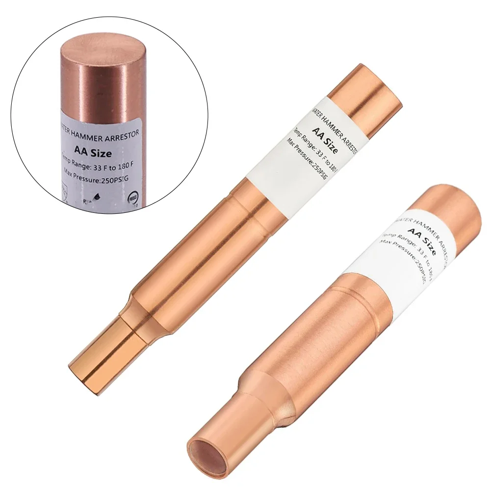 Water Hammer Arrestor 1/2 Inch Copper Connection Water Hammer Arrestor For Pipe Noise And Shock Reduction For  Copper Plumbing
