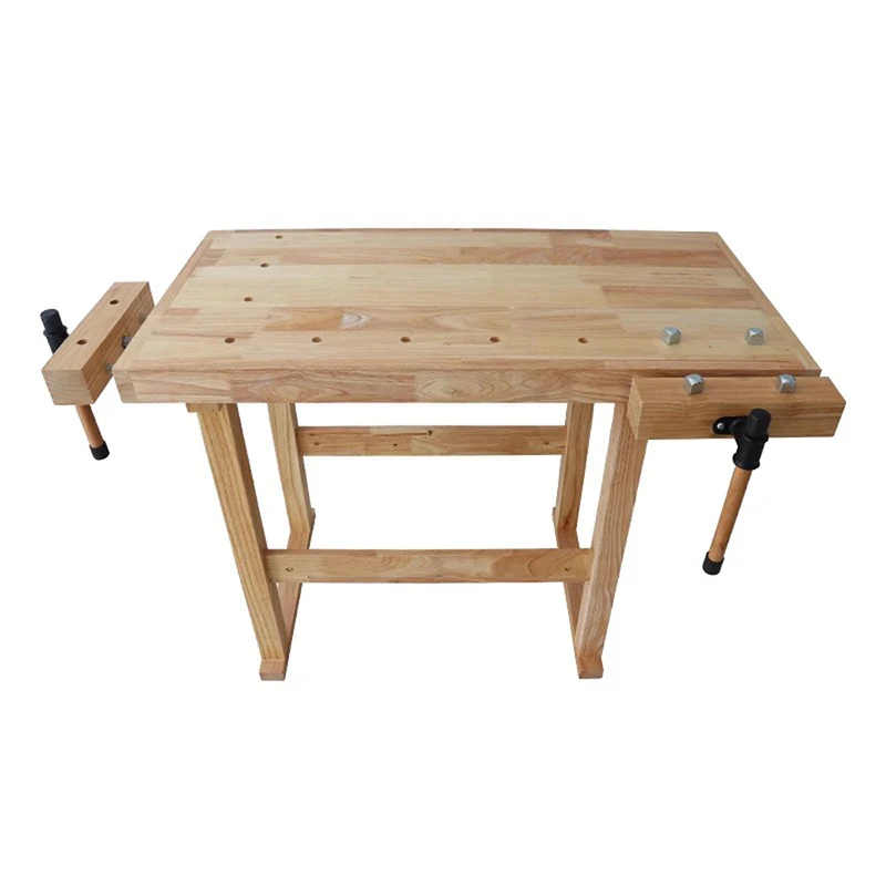 Beech/Oak Kindergarten Woodworking Workshop Laboratory Tool Solid Wood Handmade Table Multi-function Operation Table Woodworking