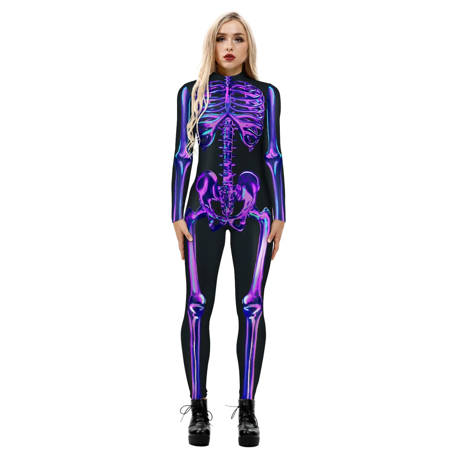 Cosplay Future Technology Kostüm setzt Roboter 3D-Druck Steampunk Zentai Halloween Karneval Bodysuit Kostüm Anzug Overalls