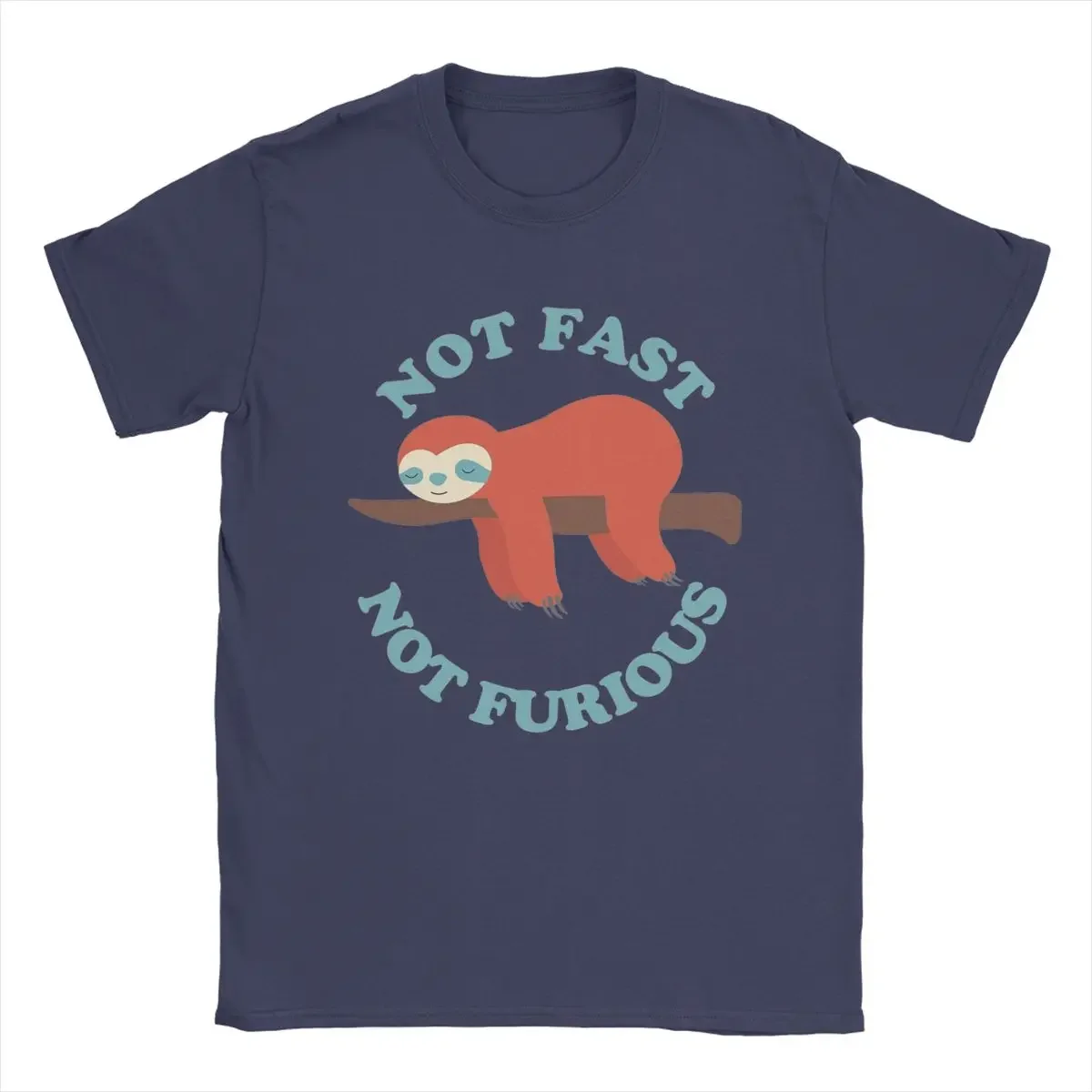 Not Fast Not Furious T Shirt Men's 100% Cotton Creative T-Shirts Crewneck Tee Shirt Short Sleeve Tops Gift