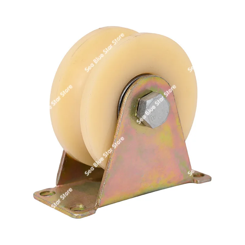 Nylon track wheel V-type U-type H-type wheel, sliding door plastic wheel, sliding door wire rope driving guide wheel