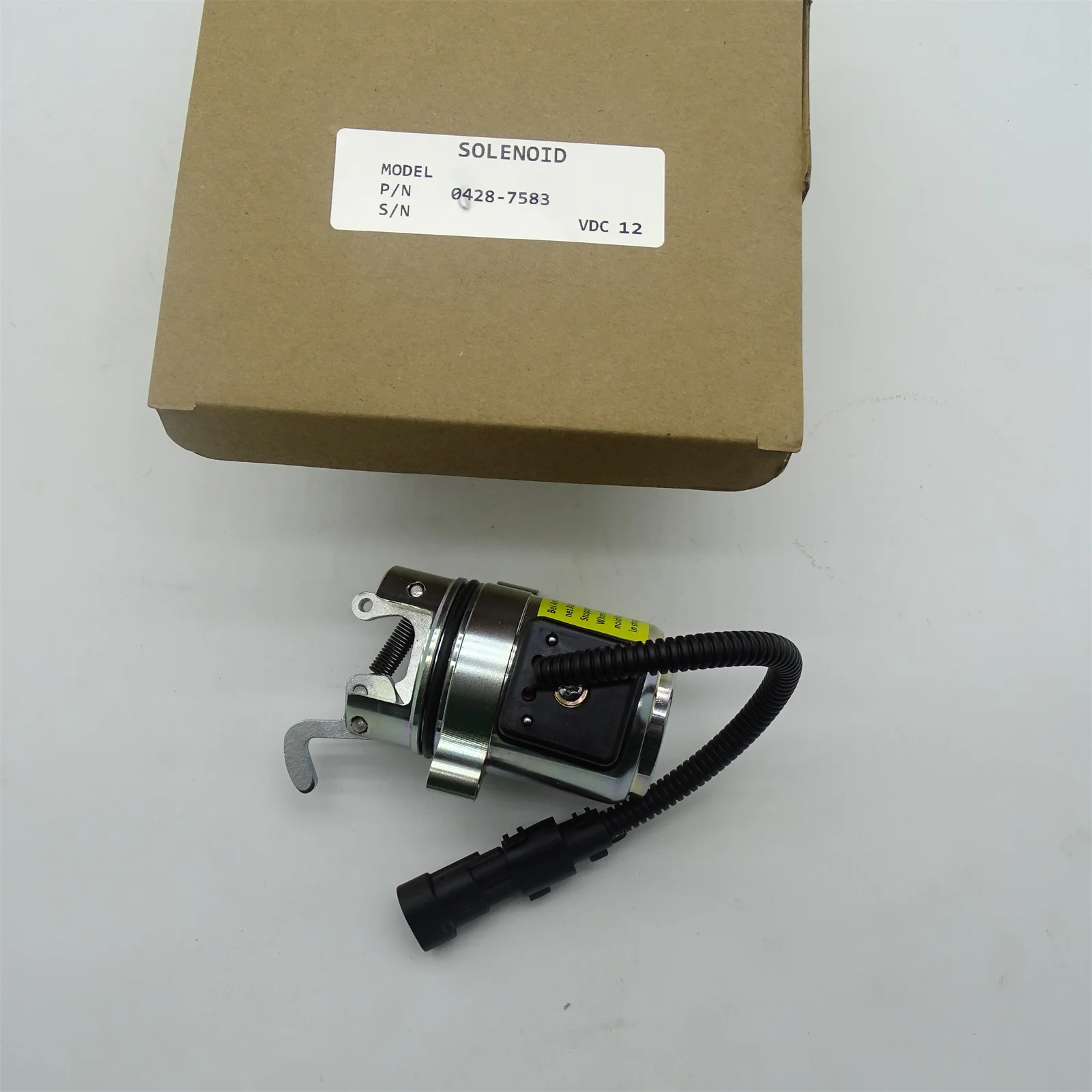 

0410-2390 0428-7581 0428-7583 Flameout Solenoid Valve 12VDC suitable for excavators 04102390 04287581 04287583