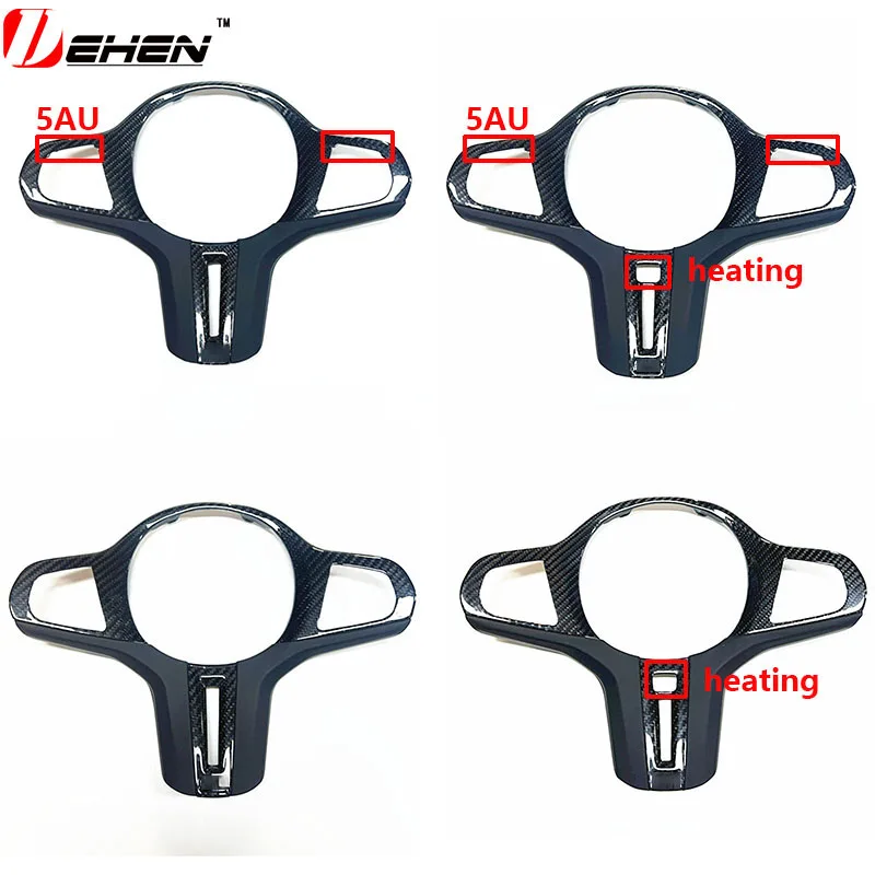

Carbon Fiber Steering Wheel Cover Trim Decor For BMW 1 2 3 4 Series Sport F40 F44 G42 G20 G22 G26 G29 G42 M2 M3 M4 G80 G87G82 i3
