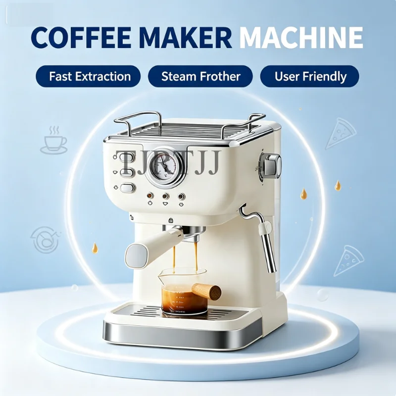 Houselin Professional 20-Bar Espresso Coffee Machine With Milk Frother for Espresso Latte and Cappuccino