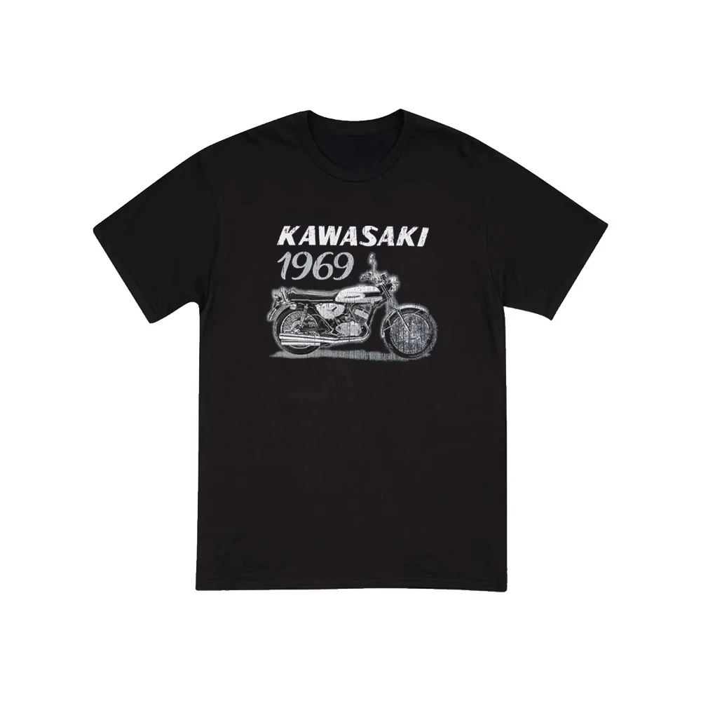 

Kawasaki H1 500 Mach III Retro T-shirt New Outdoor Cycling Summer Classic Tee Adults Loose Exercise Off-road Motorcycle Jersey