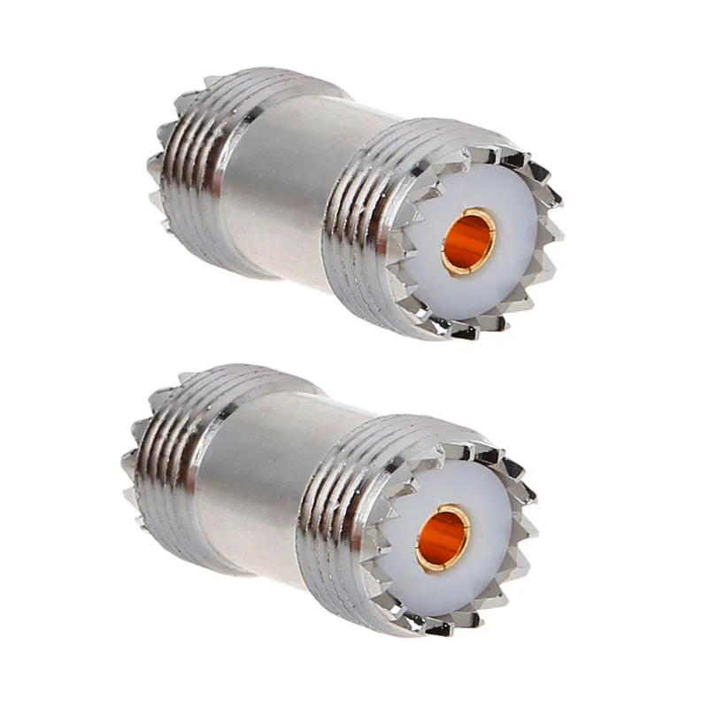 10PCS Coaxial RF Connector UHF Female to UHF Female Adapter