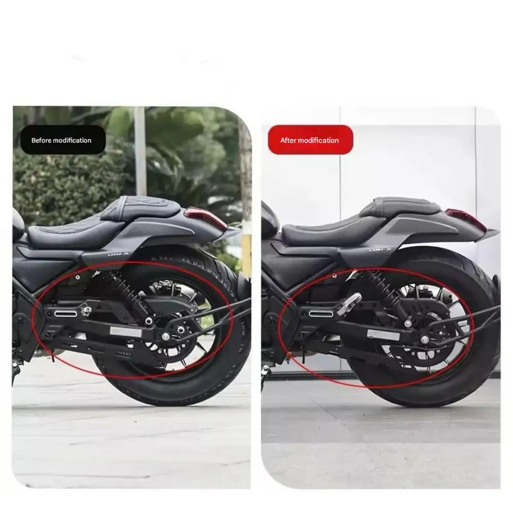 FOR VOGE CU525 CU-525 525CU modified stainless steel chain cover belt guard tooth plate box protective cover protective cover