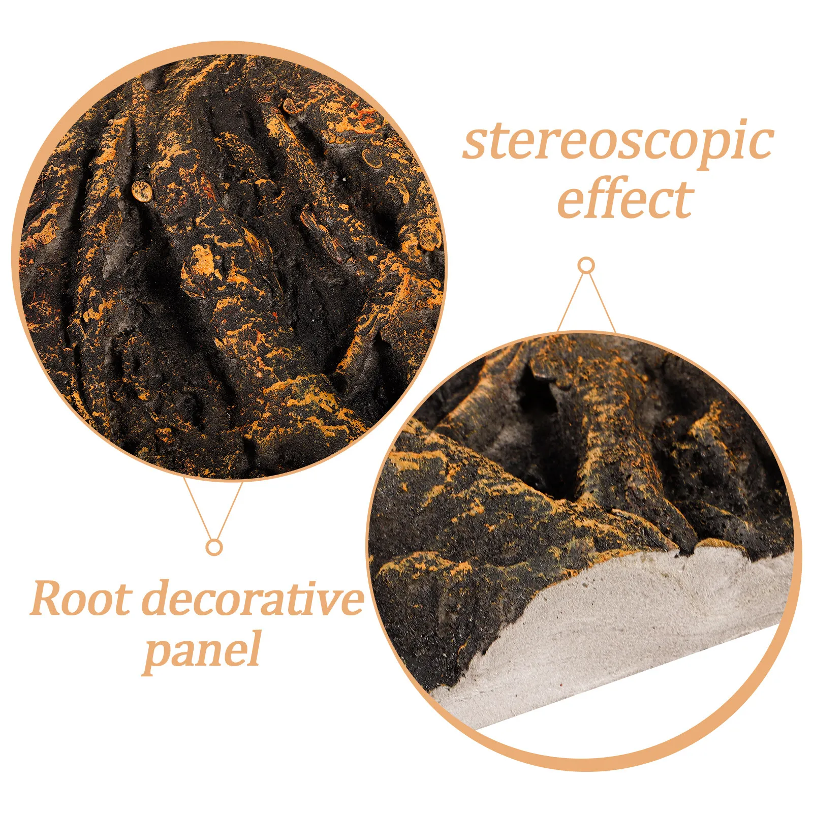 3D Tree Root Background Panel PU Aquarium Backdrop Reptile Tank Stereo Effect Decorative Terrarium Wall Scene Board