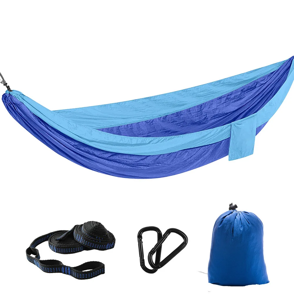 

YJQ hammock outdoor camping swing, double lengthening and widening ultra-light supplies