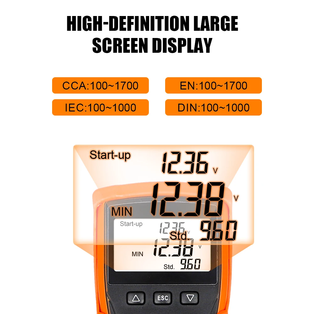 Testeur de batterie de voiture - Car Battery Load Tester Digital Cranking avis et prix