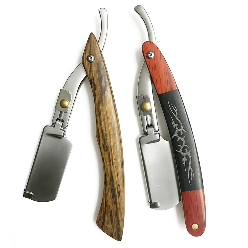 Pofessional Barber Razor For Haircut Hairdresser Manual Shaver Knives Straight Edge Shaving Tools Shave Beard Stainless Steel