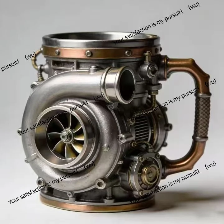 Creative Design Mug 3D Resin Coffee Mug Turbo Spark Plug, Home Office Decoration