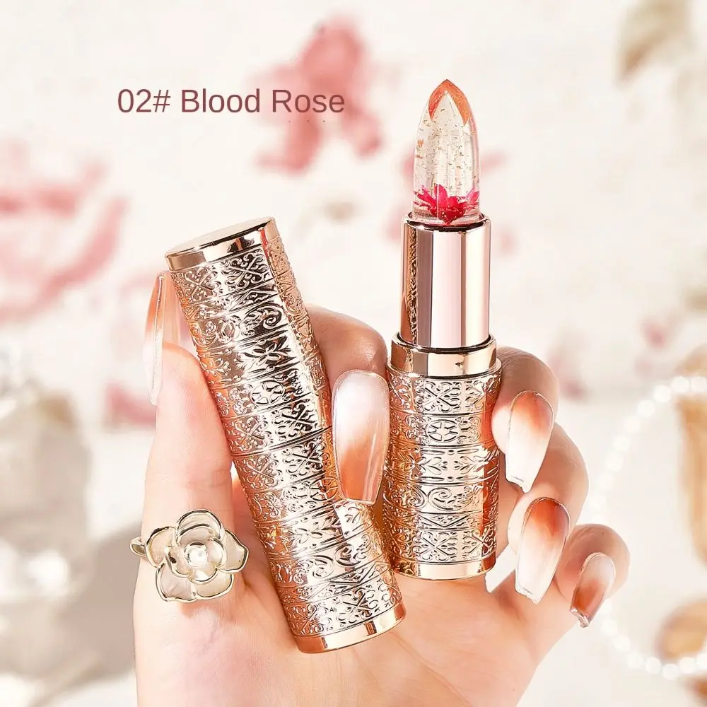Batom hidratante com mudança de cor e temperatura, nutritivo, à prova d'água, brilho labial, hidratação anti-secagem