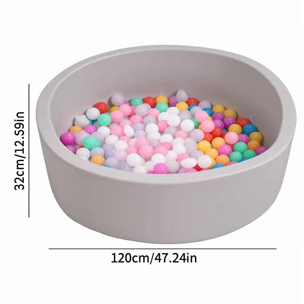 Grey Sponge Ball Pit Playground Foam Baby Dry Pool With Indoor Playpen Ocean Ball Portable Soft Children Birthday Gifts For Kids