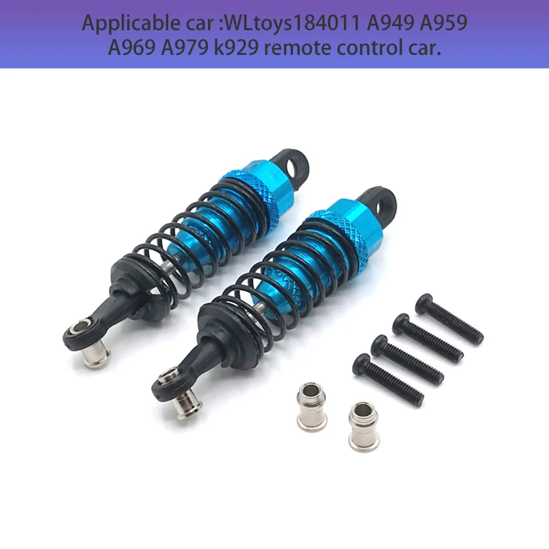 Controle remoto Car Shock Absorber, Primavera externa, Atualização, WLtoys184011, A949, A959, A969, A979, K929