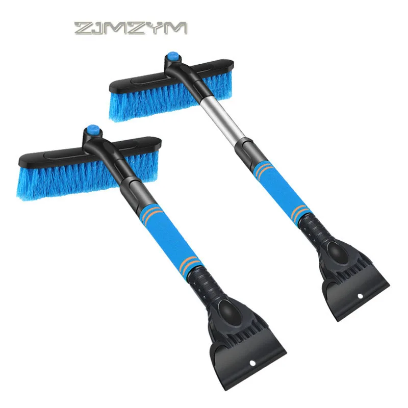 Car Multi-purpose Snow Shovel Telescopic And 360 ° Rotatable Snow Shovel Ice Removal And Frost Scraping Tool