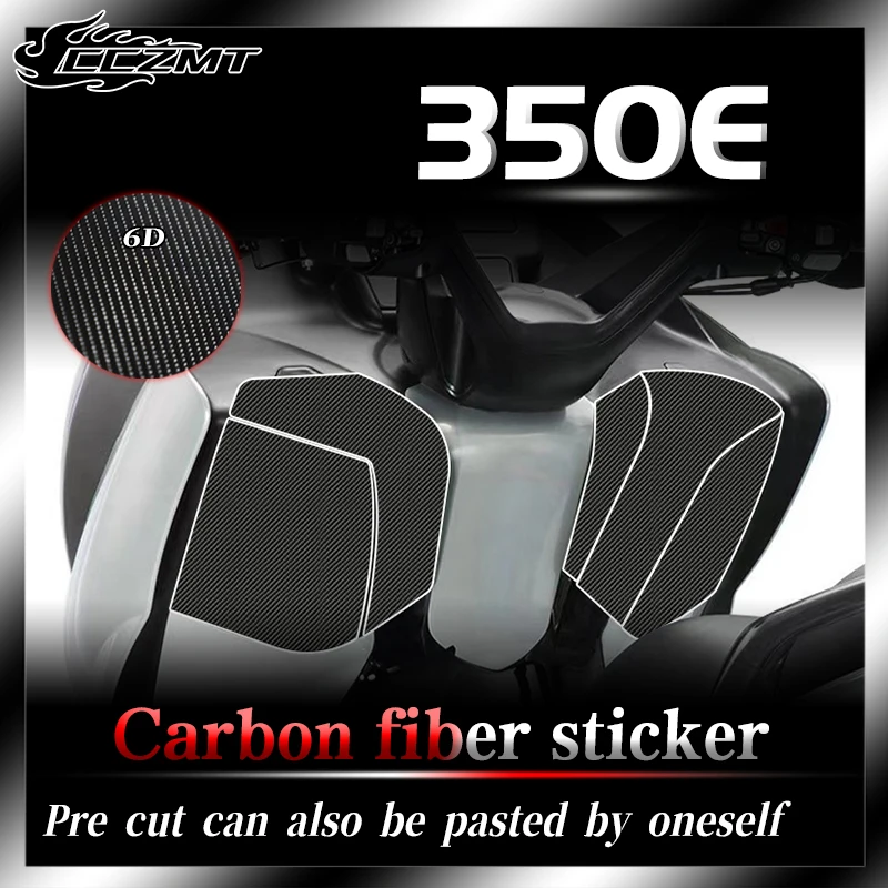 

For ZONTES 350E film protection 6D carbon fiber car stickers anti scratch decorative stickers and modified parts with embossing