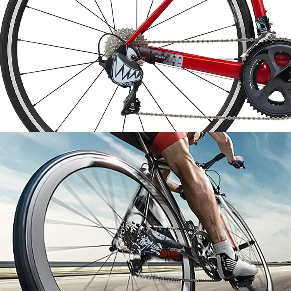 Schwarz Fahrrad Schaltwerk Schutz Platte PP5 Reparatur Fahrrad Kotflügel Fahrrad Zubehör Schlamm Verhindern Schutz Platte Outdoor Sport – Detail 6