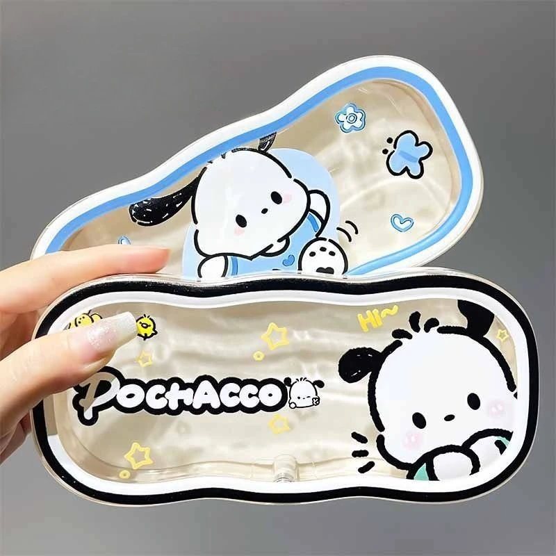 

Hot Selling Drop-resistant Glasses Box Cute Cartoon Dog Glasses Case Sunglasses Portable Storage Holder Large Capacity
