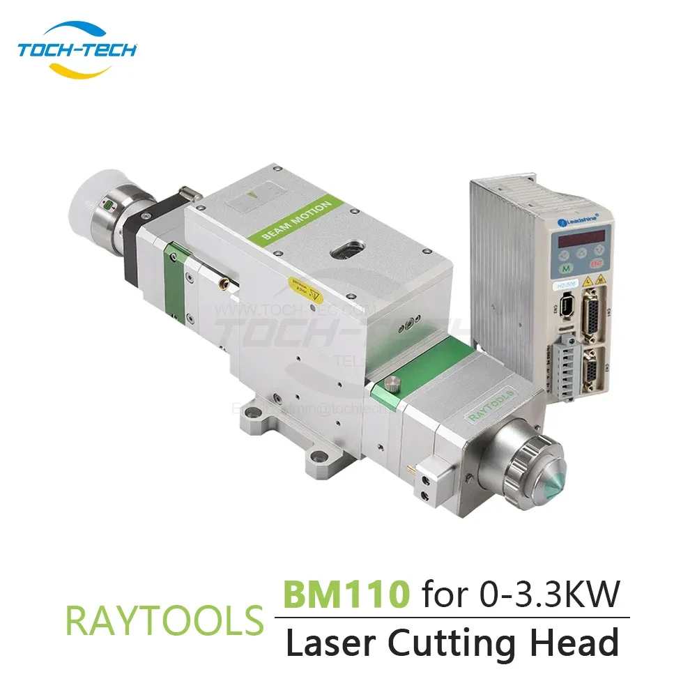 Original Raytools BM110 For 0-3.3kw Auto Focusing Laser Cutting Head For Fiber Laser Cutting Machine