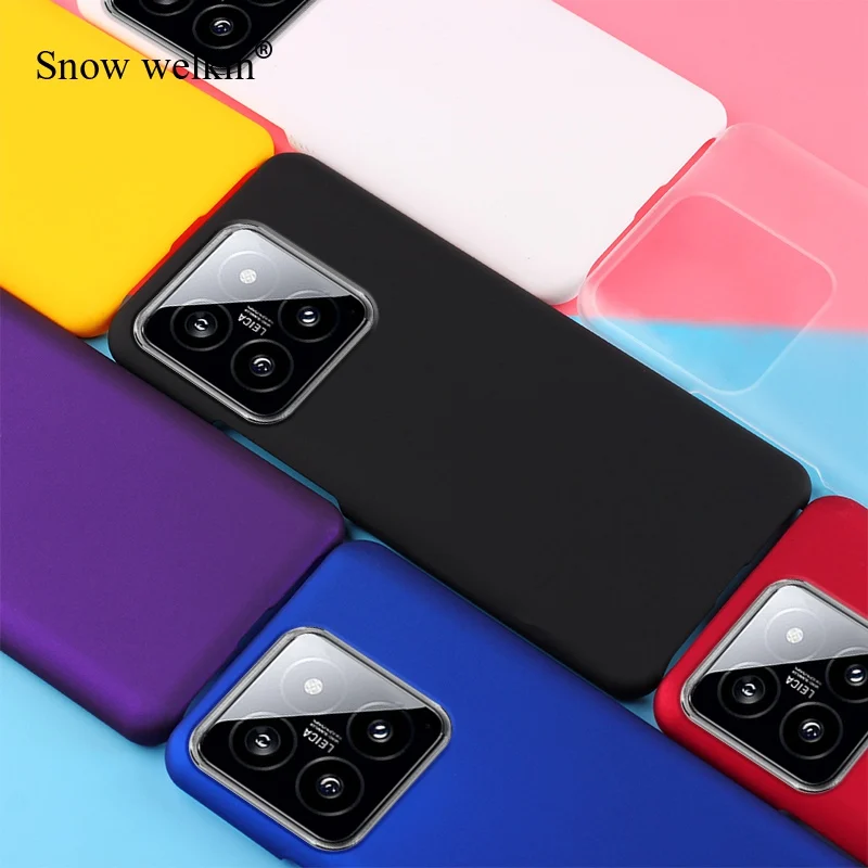 For Xiaomi 14 Pro Ultra Luxury Rubberized Matte Hard Plastic Case Cover For Xiaomi 14 Ultra Back Phone Cases