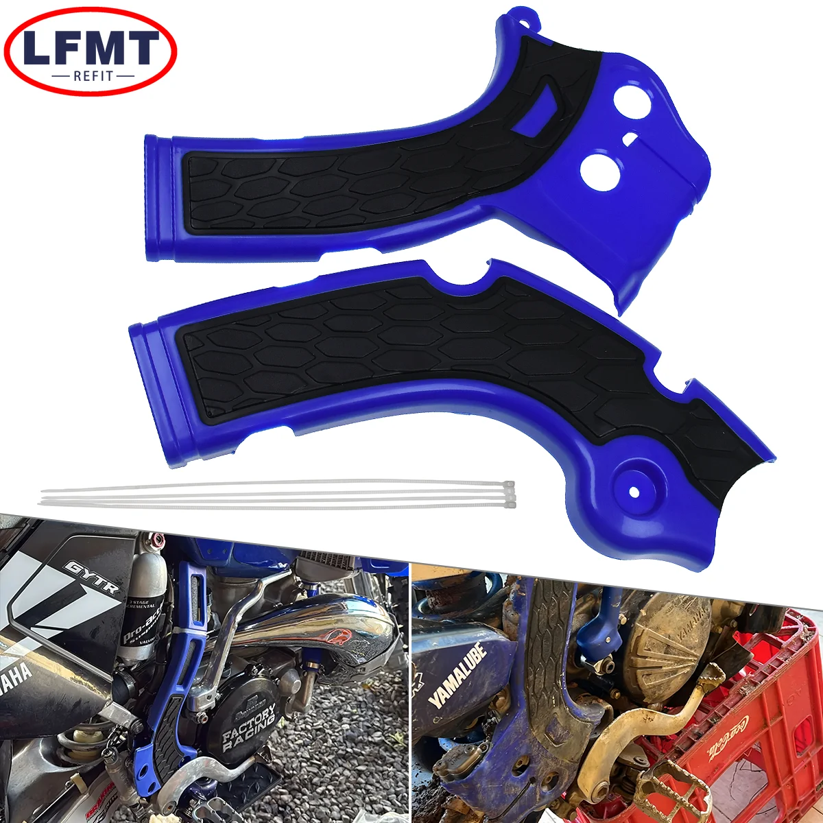 Protector de Chasis para Motocicleta Yamaha YZ125 YZ250 YZ250F YZ450F WR250F WR450F, Piezas Universales para Motocross, Cubierta para Moto de Cross