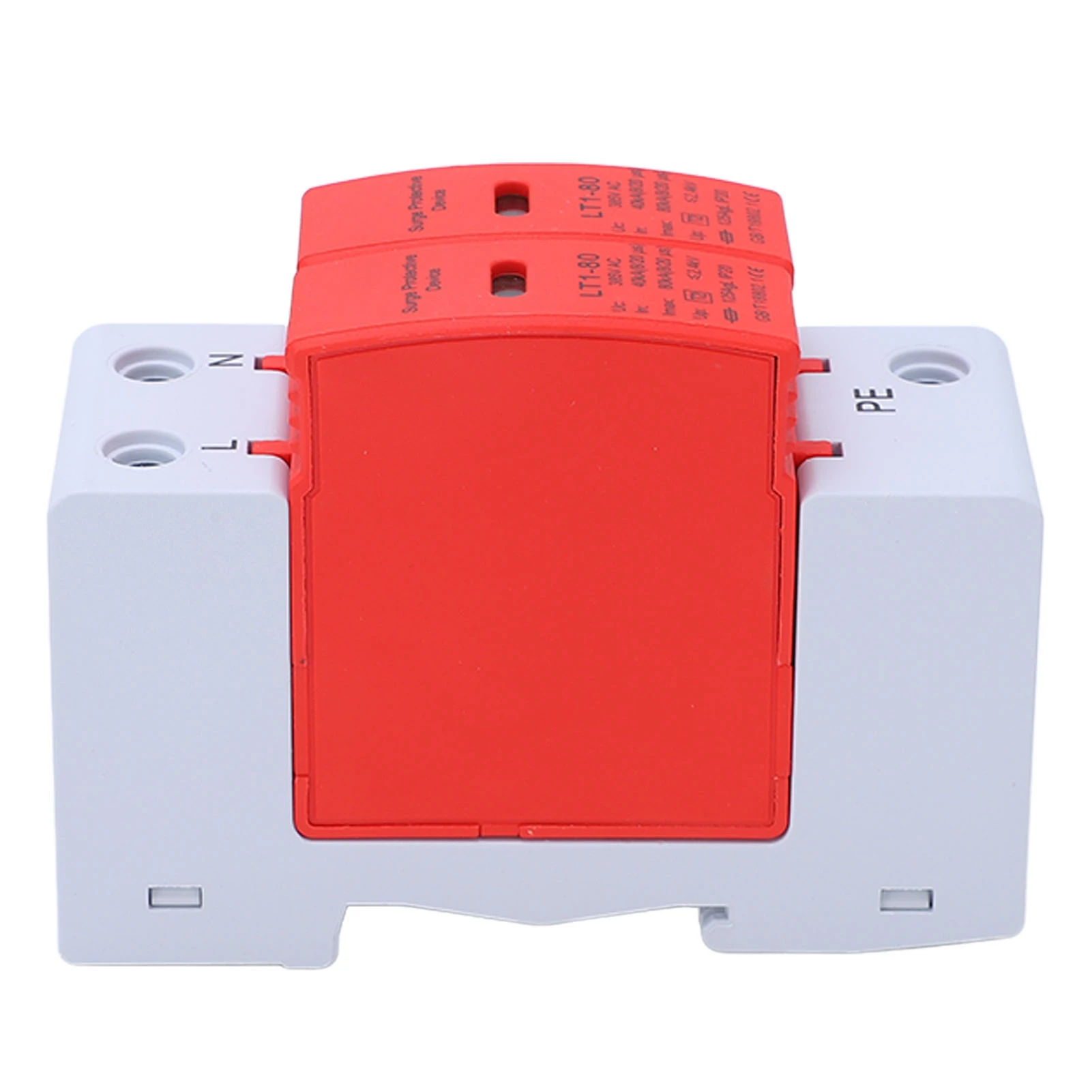 DC Surge Protector 2P 40KA To 80KA House Voltage Surge Arrester Protective Device AC 385V