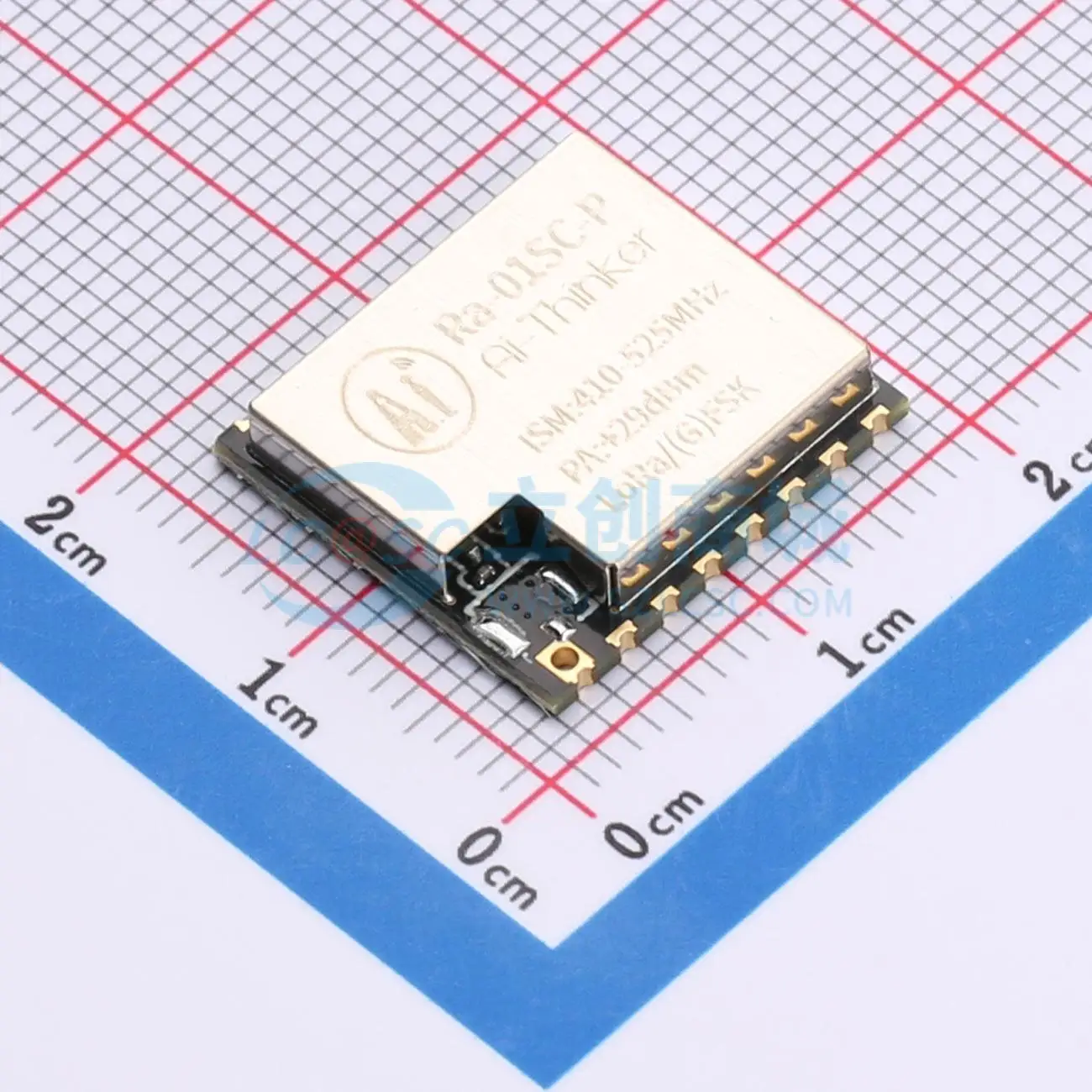 Фото 4 шт. Ra-01SC-P SMD 17x16 мм LoRa (CAD) Модуль беспроводного радиочастотного приемопередатчика LoRa