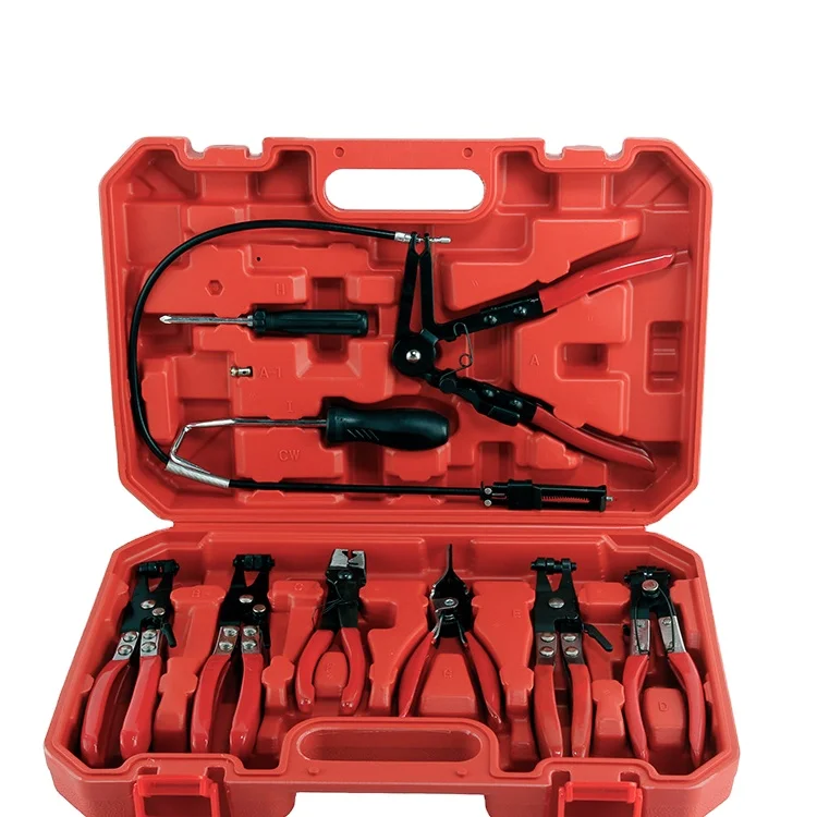 

9-компонентный автомобильный радиатор, зажим для водяного топливного шланга, плоскогубцы, набор инструментов, наборы инструментов для удаления