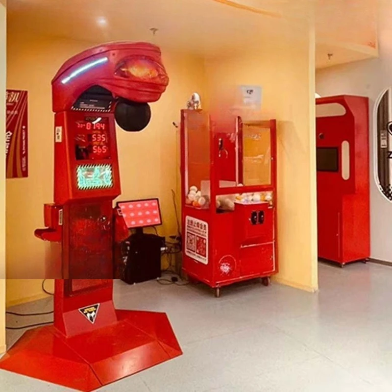 Boxing machine force measurement coin game machine Longquan 3rd generation video game city entertainment equipment