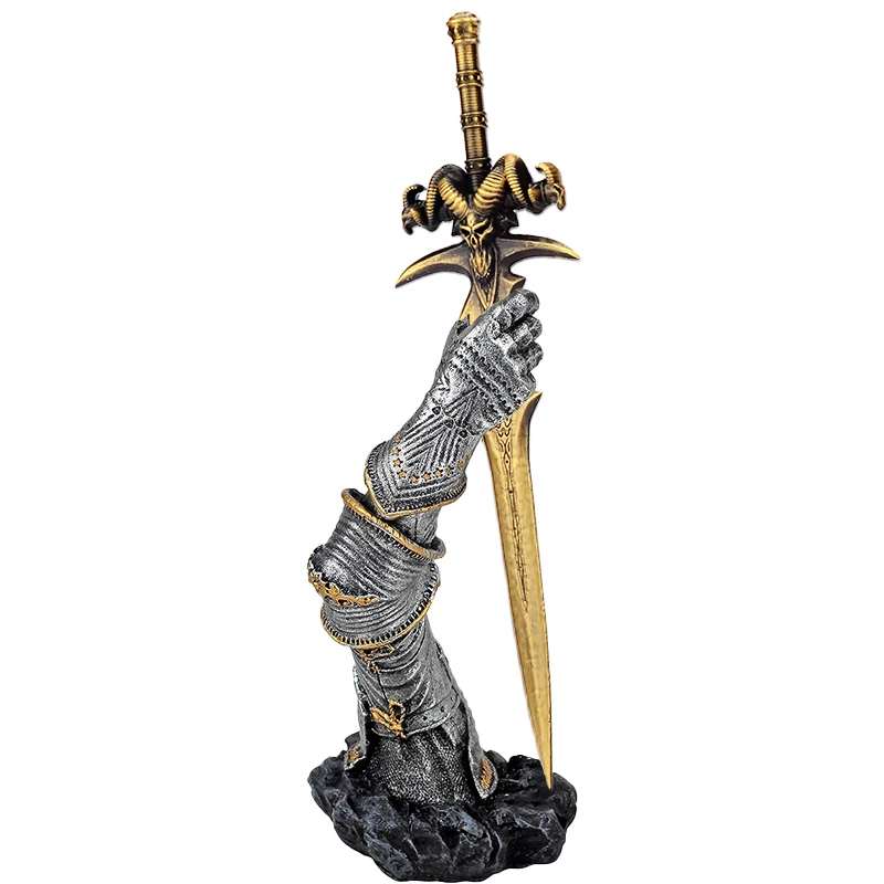 1PCS Goat Sword Zinc Alloy Letter Opener Mini Portalble Utility Knife Cutter Envelope Opener Mail Knife School Office Supplies - view 4