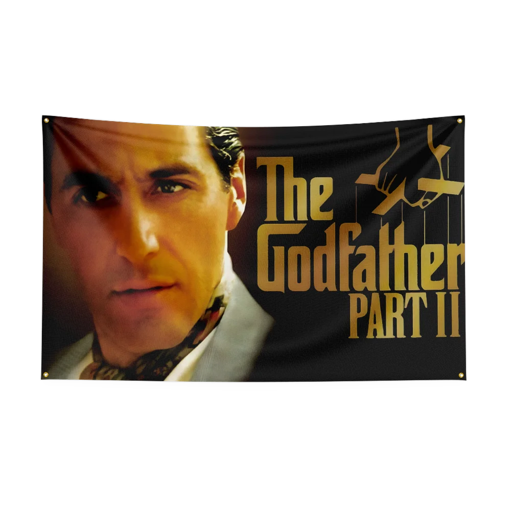 3x5 Ft T-the godfathers Plays Flag Classic Movie Flag Wall Hanging Banner Decor Movie Poster