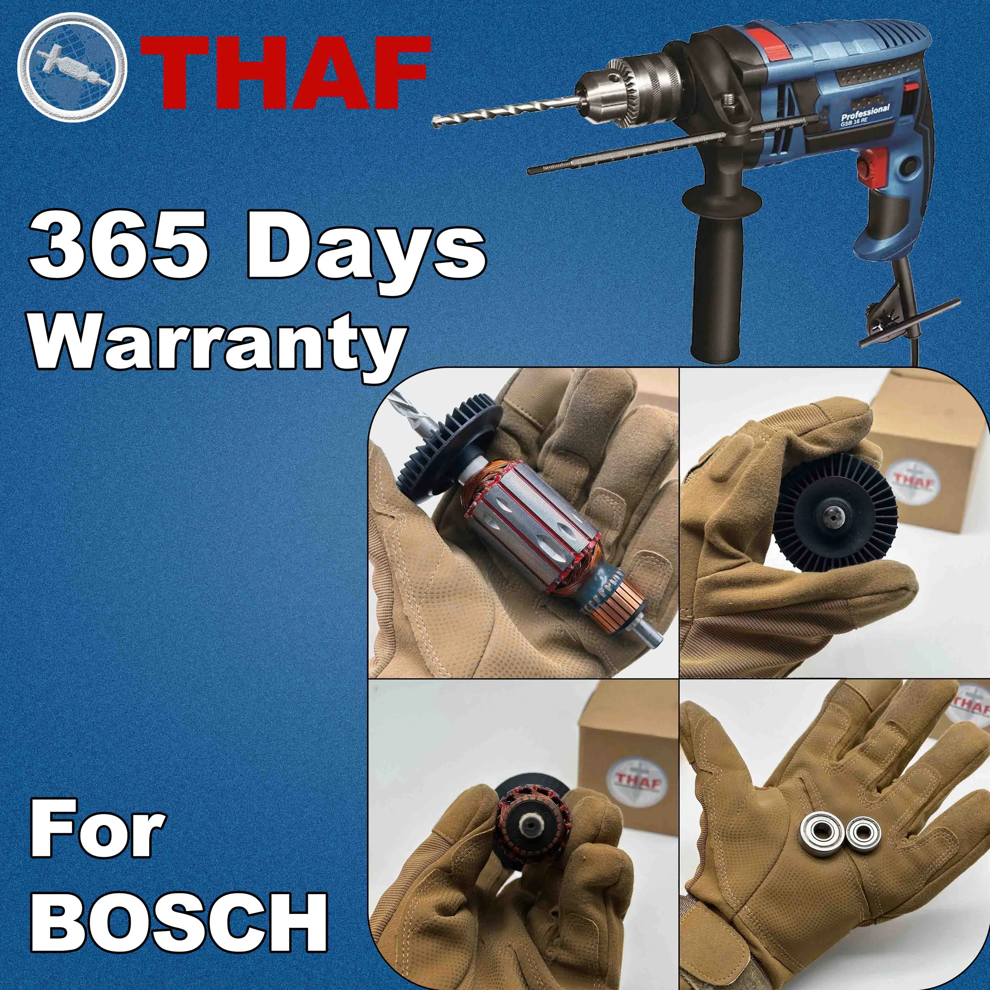 AC 220V 240V GSB16 GSB16RE Armature Rotor For BOSCH GSB550RE Impact Drill Spare Parts Hammer Drill GSB 16 GSB 16 RE GSB 550 RE