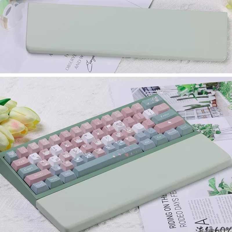 Keyboard Wrist Rest Custom Resin Cute Hand Support Quartz Stone Palm Stress for Office Gaming Mechanical Keyboard Accessories