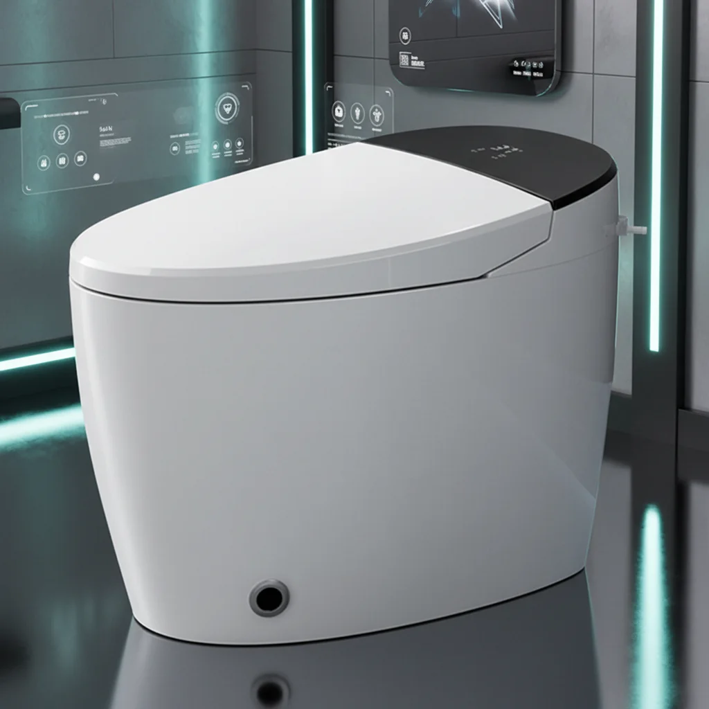 

8801T Dayao Whole Function Automatic Intelligent Toilet for Bathroom Auto-Flushing Heated Seat Remote Control WC Toilet Bowl