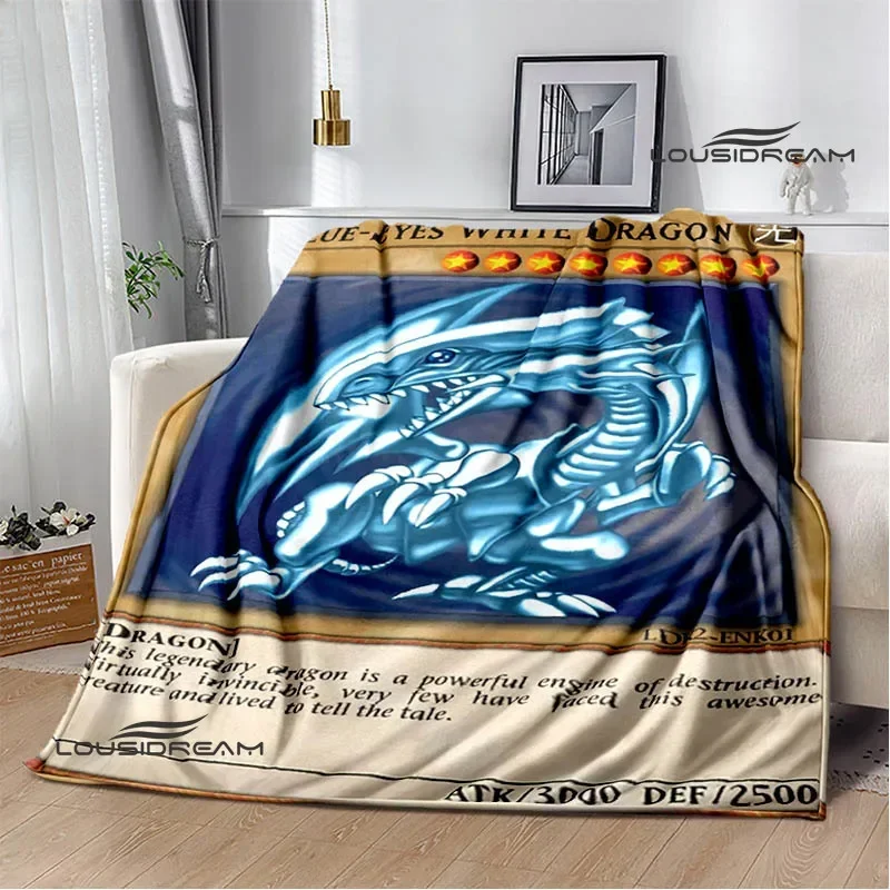 YU-GI-OH! Card printed blanket Warm Flannel Blankets Soft and Comfortable Home Travel Blanket bed linings Birthday Gift