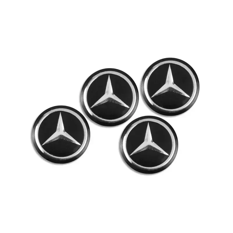 14mm Car Key Emblem Stickers Accessories For Mercedes Benz AMG E S C A B Class GLE GLS CLS GLC CLA GLA GLK GLB W205 W206 W221