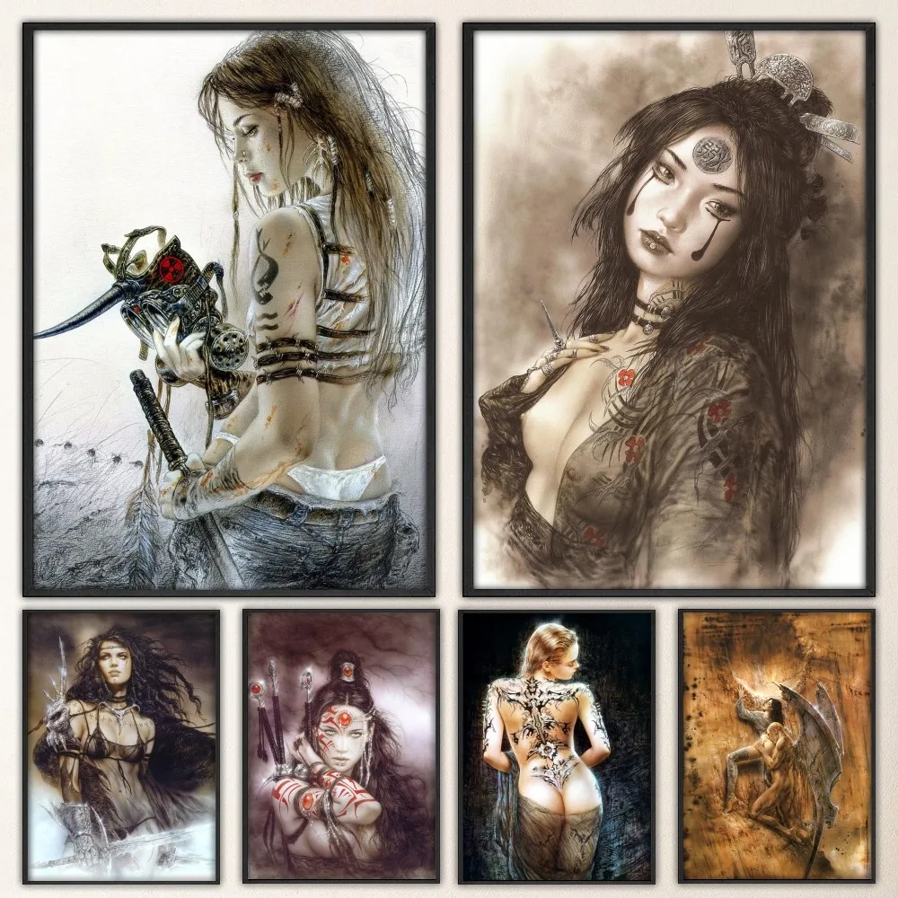 

Luis Royo Paintings Art Poster Prints Poster Wall Painting Bedroom Living Room Wall Bar Restaurant Sticker Large