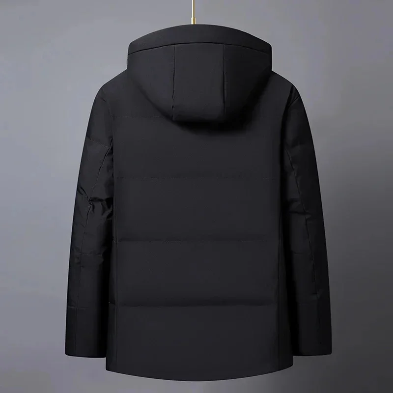 Winter Puffer Jacket Men 2025 Plus Size 90% White Duck Down Coat For Thick Warm Black Parka Outerwear High Quality