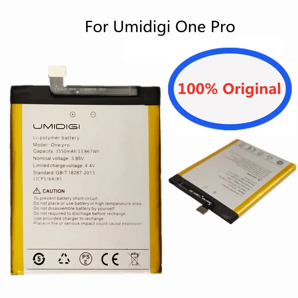 3550mAh New 100% Original UMI Battery For Umidigi One Pro Onepro Mobile Phone Battery Batteries In Stock + Tools