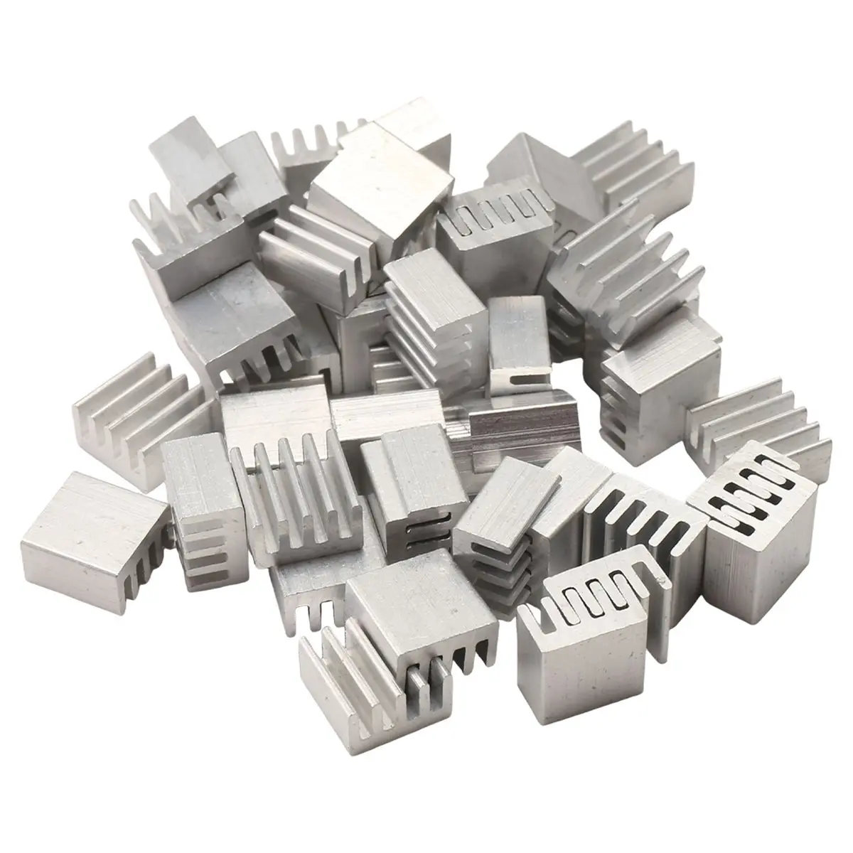 A40I 50pcs 9*9*5mm Aluminium Heatsink For IC LED Chipset RAM