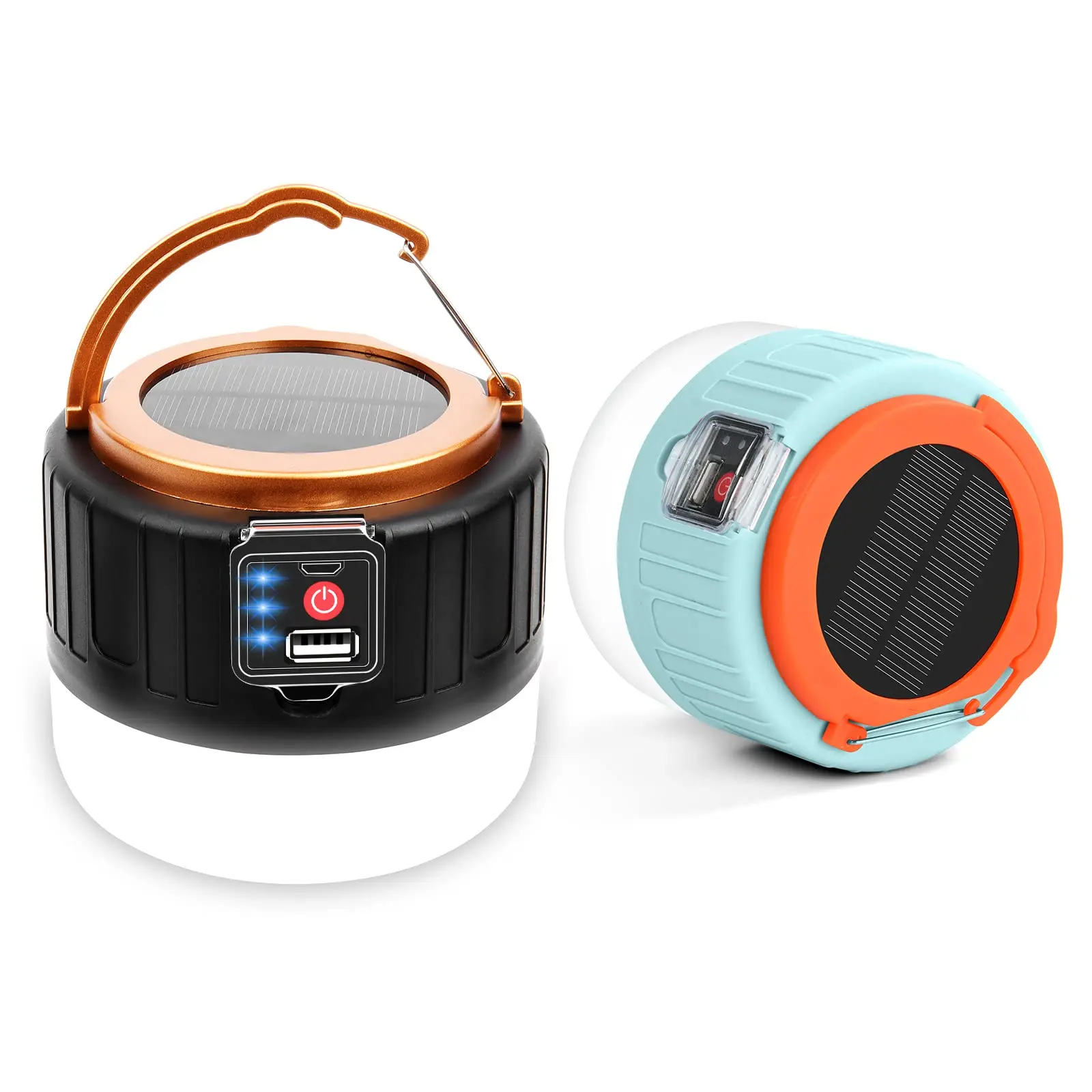 

Solar LED Camping Lamps USB Rechargeable with Remote Control Emergency Set for Outdoor Hiking Camping Emergency Hiking