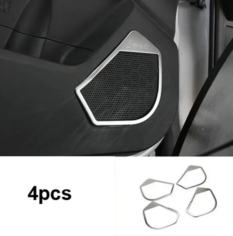 

4pcs for Dongfeng DFSK 560 Door Horn Decorative Cover Glass Lifting Switch Panel Inner Door Handle Stainless Frame