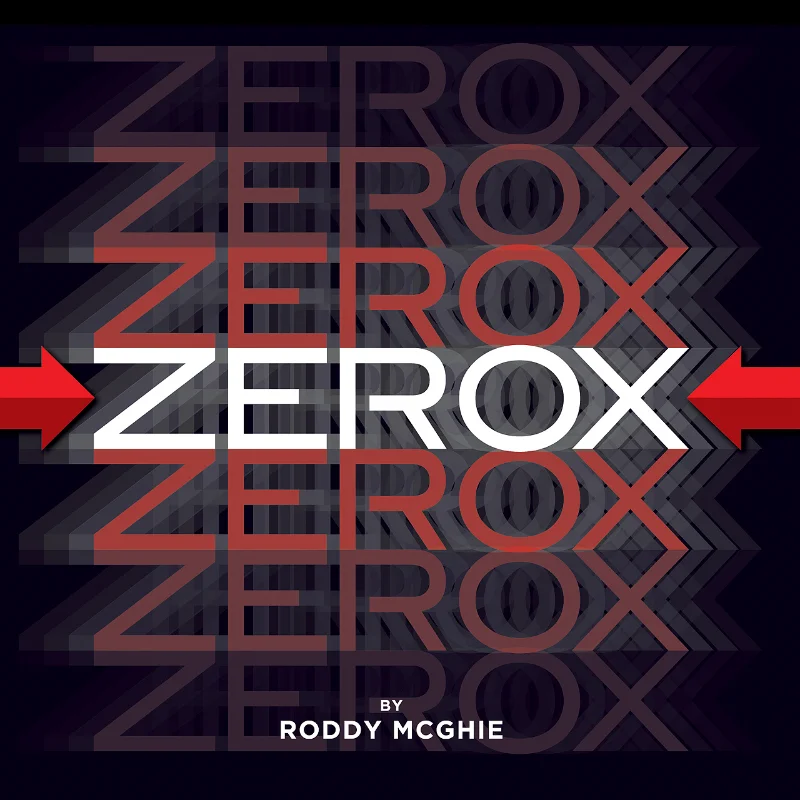 Zerox By Roddy McGhie Card Magic Tricks Card Printing Trick Illusions Gimmick Close up Magic Props Magician Street Bar Props