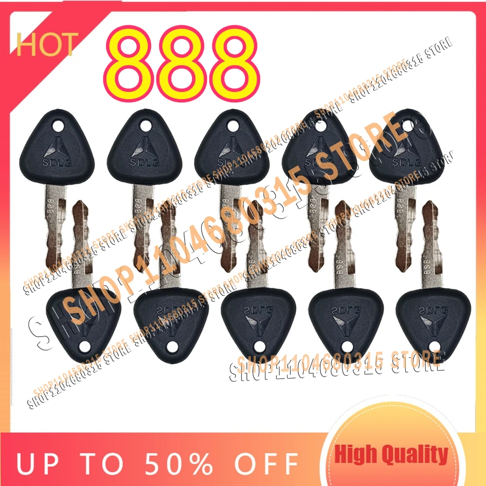 

50/20/10/5/1 шт. для SDLG 898, новые ключи зажигания экскаватора 55 60 75 80 135E 215 360F, ключ зажигания