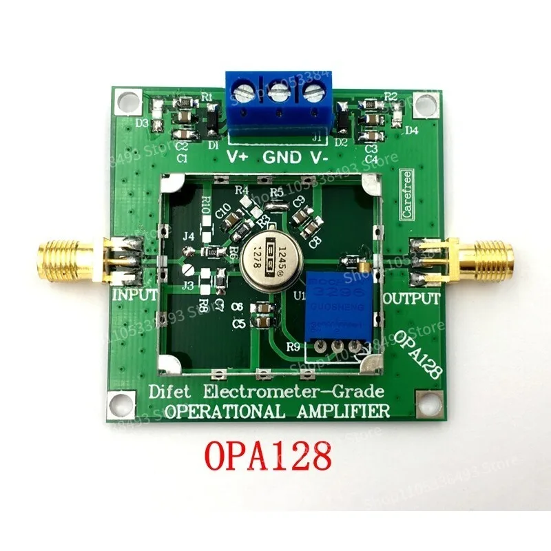 For  Electrometer Stage Operational Amplifier OPA128 Low Bias Low Offset 110dB Gain, High Resistance, Shielded