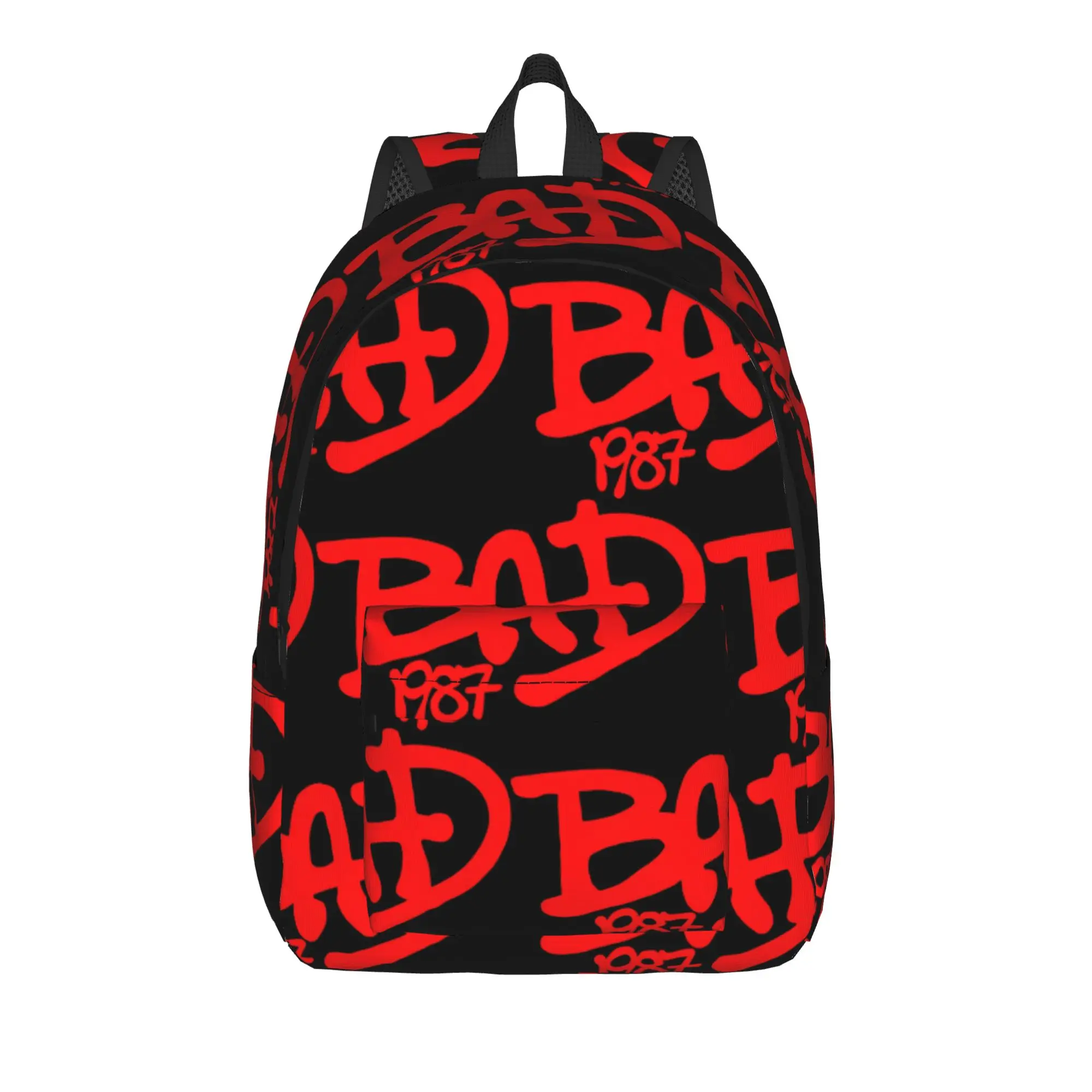 BAD Michael Jackson Backpack  Travel Backpacks Girl Fashion High School Bags Custom Soft Rucksack