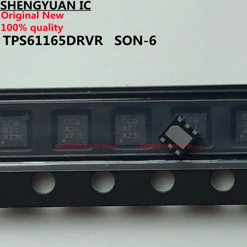 5pcs TPS61165DRVR TPS61165DRVT CCQ TPS61165DRV TPS61165 High Brightness White LED Driver in 2mm x 2mm QFN Package 100% New