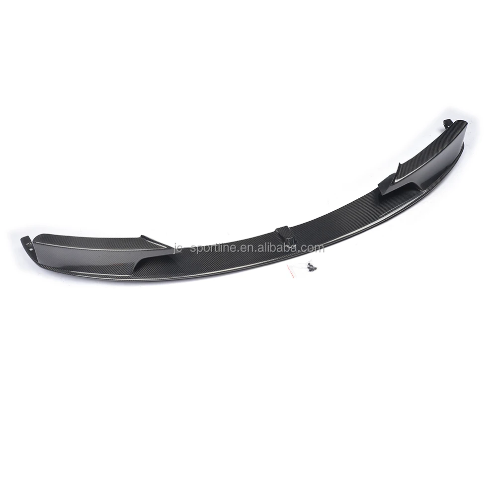 New 3 Series P Style F30 Carbon Fiber Front Spoiler For BMW F30 M TECH M Sport Bumper 12-17